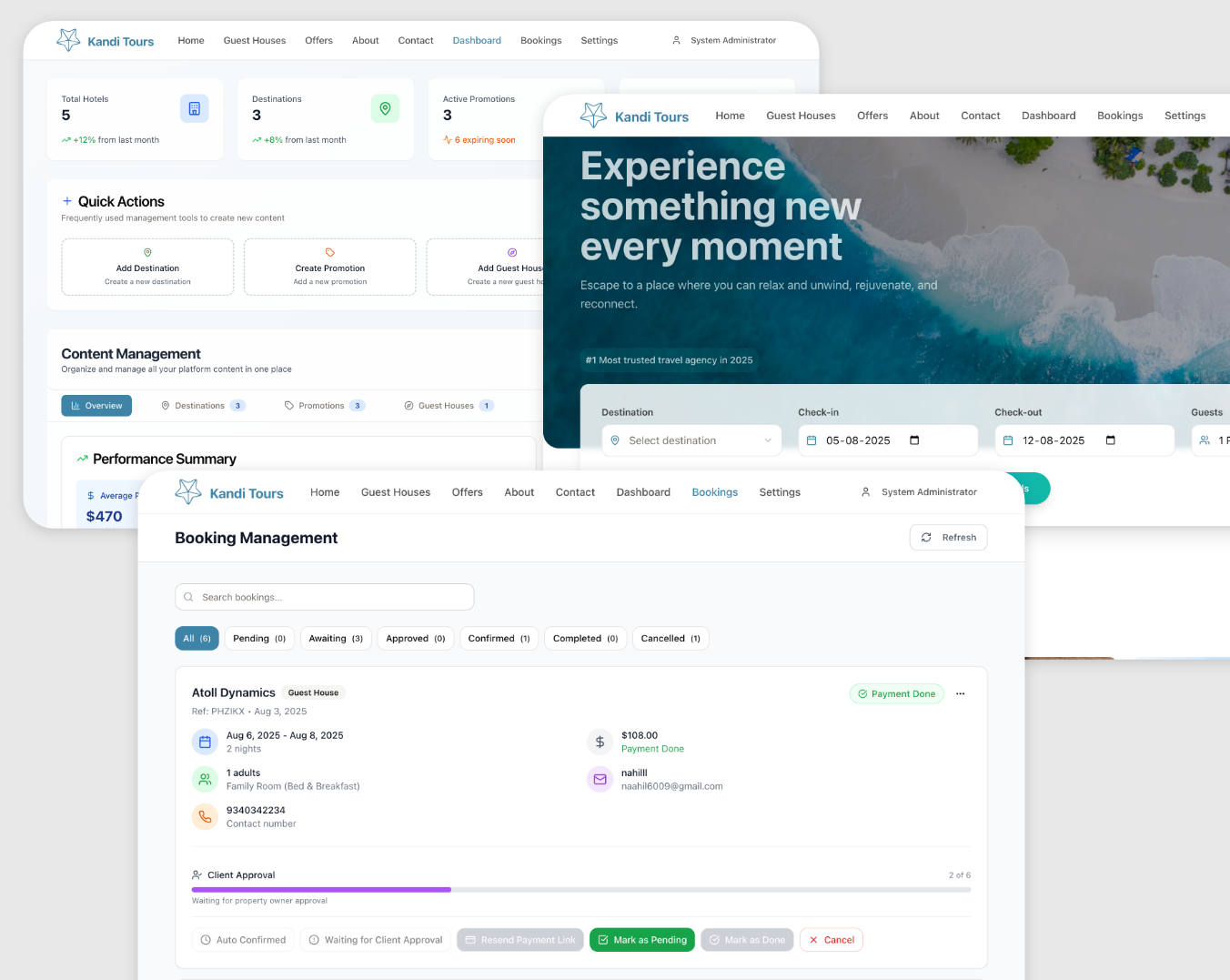 Beautiful Travel Website