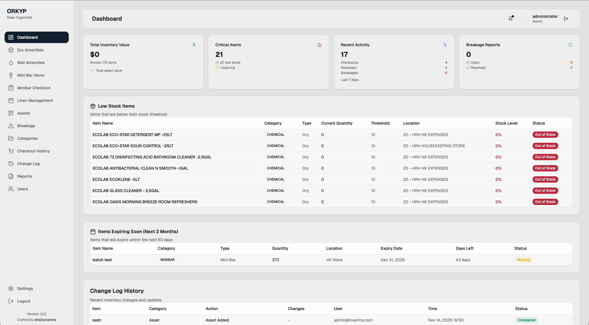 Inventory Management System